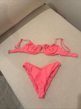 Summerful Pink Coral Bikini Set - Two Piece Swimwear